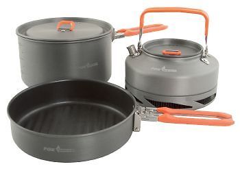 Fox NEW Carp Fishing Lightweight Non Stick  Aluminium 3 Piece Co